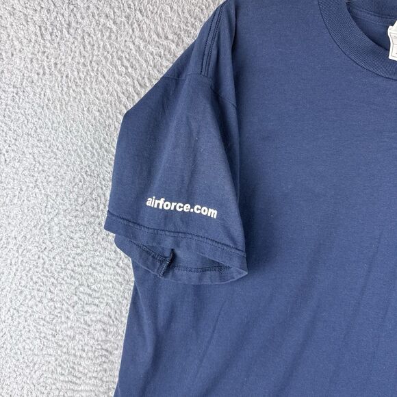 Vintage US Air Force T Shirt Men's XL Blue “No One Comes Close” - Picture 5 of 12